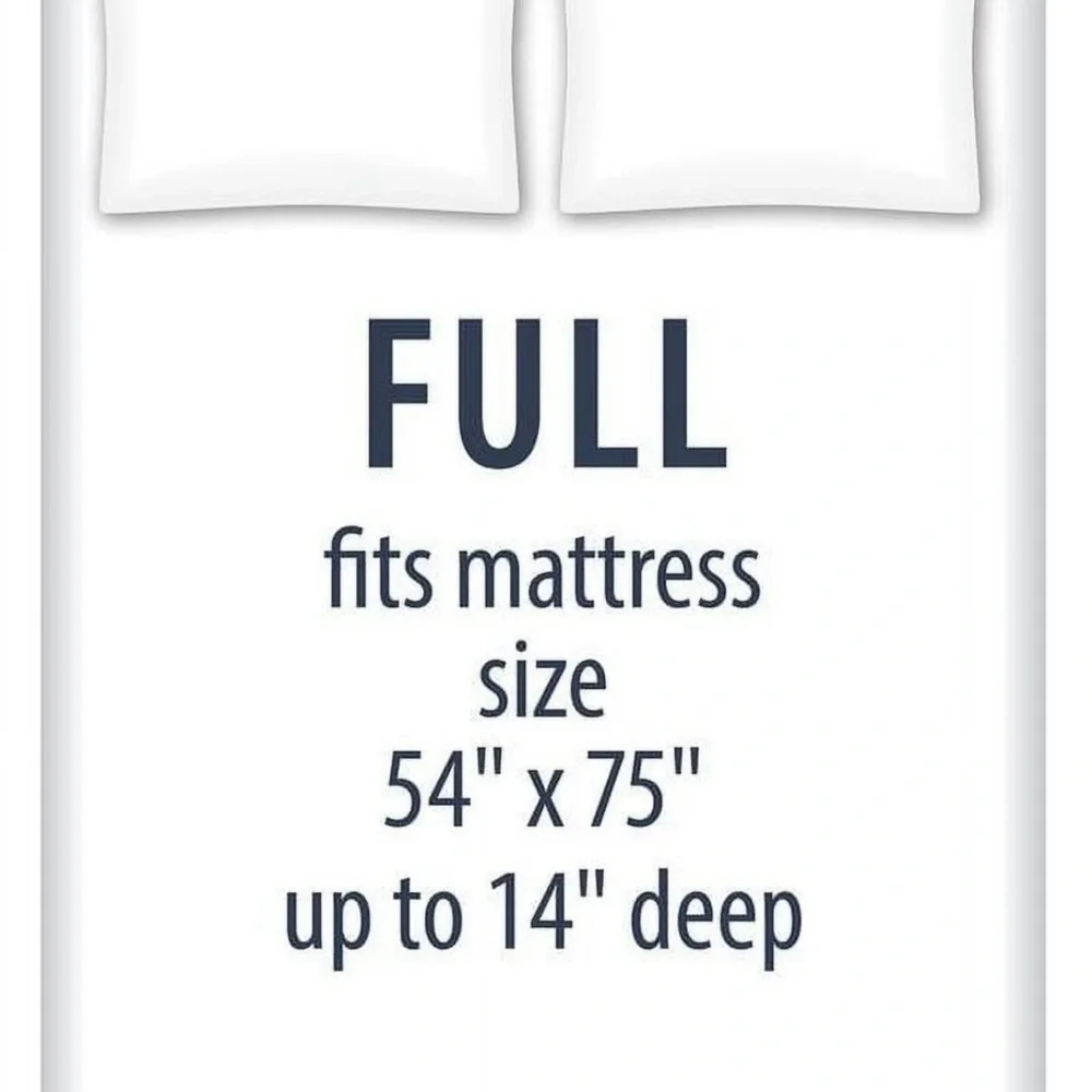 Kids' Soft Microfiber Sheet Set, Navy Blue Stars  4 Pieces  Bedding Set